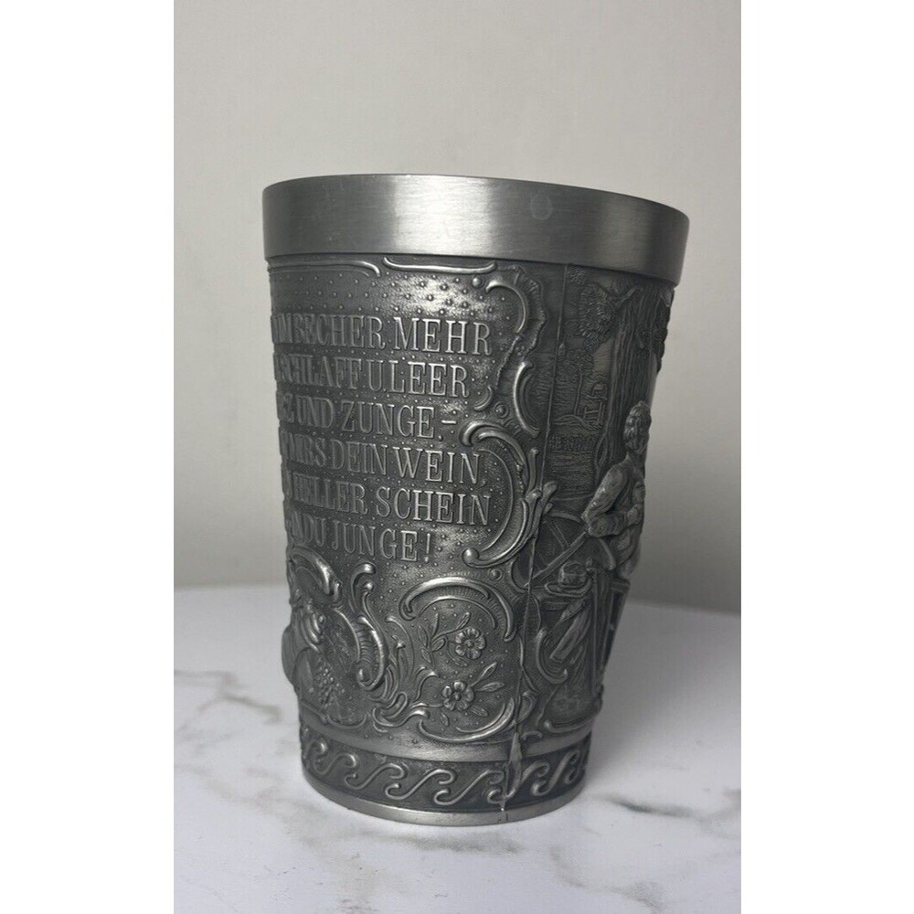 GERMAN CUP WITH WRITING - On Bottom it reads: frieling rein 3inn GERMANY